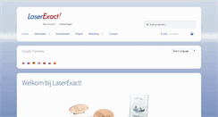 Desktop Screenshot of laserexact.nl