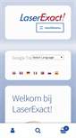 Mobile Screenshot of laserexact.nl